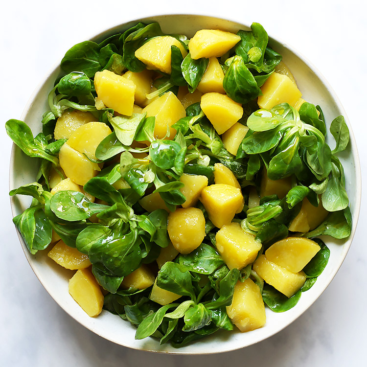 Viennese-style Potato Field Salad