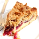 Plum Coffee Cake with Streusel Topping