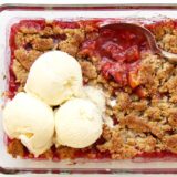 Plum crumble easy