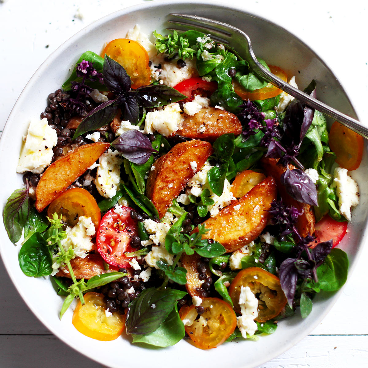 Roasted Potato and Lentil Salad » Little Vienna