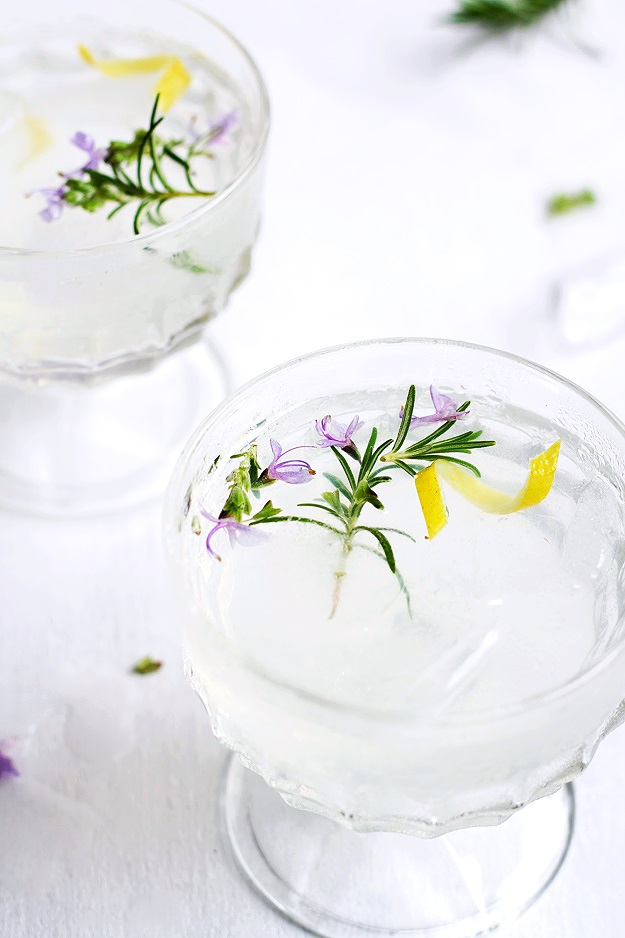 Rosemary Gin Fizz Cocktail Recipe