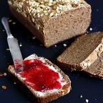 Li’l Vienna rye sourdough bread (no-knead)