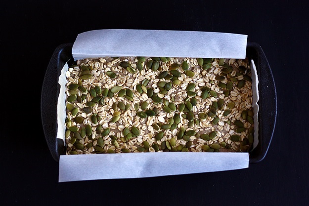 Rye Sourdough bread in loaf pan