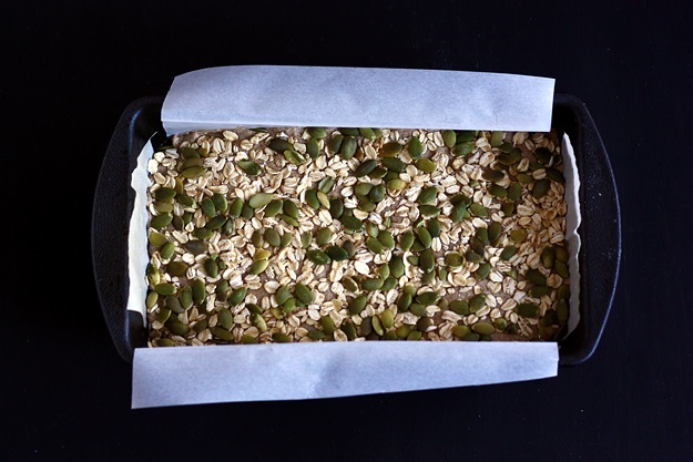 Rye Sourdough bread in loaf pan