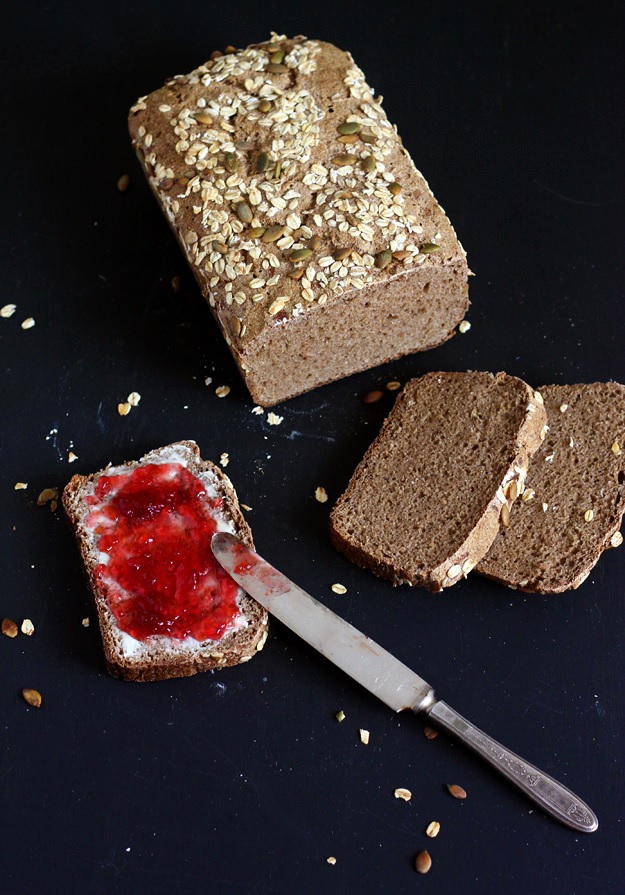 Rye Whole Wheat Sourdough Bread