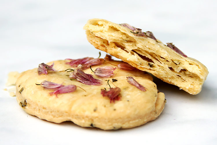 Savory herb cookies recipe with chive