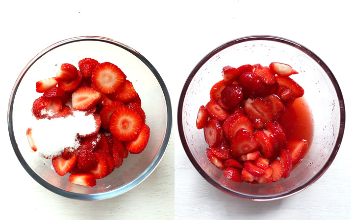 Strawberries for strawberry shortcake