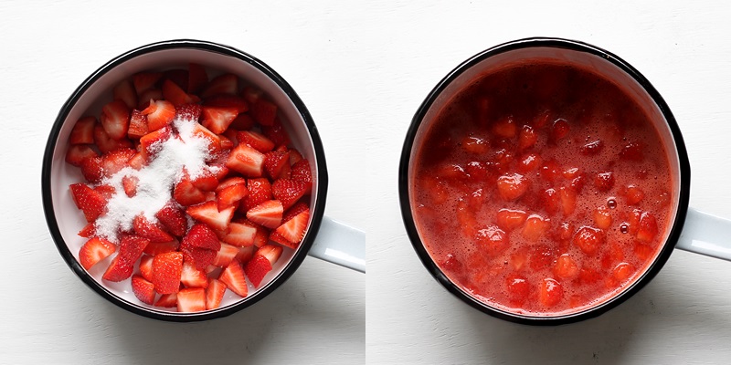 Strawberry sauce for cheesecake recipe