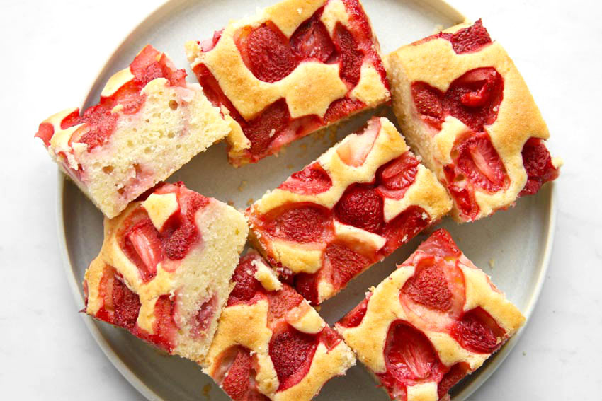 Strawberry sheet cake recipe