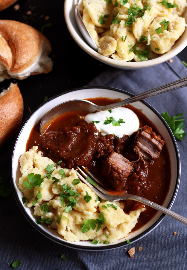 Tender Austrian Shortrib goulash recipe