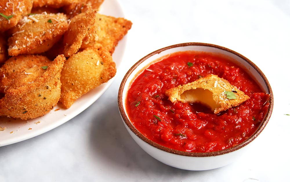 Toasted Cheese Ravioli recipe