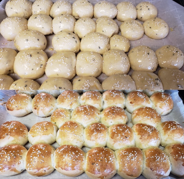 Easy dinner rolls, made by User following a recipe by www.lilvienna.com