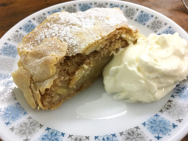 Viennese apple strudel recipe from lilvienna.com made by a User