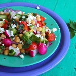 Chickpea Salad (Salatit Hummus Maslouq)