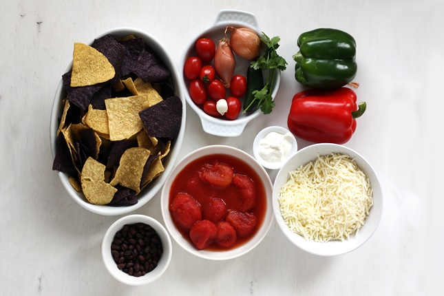 Ingredients for Nachos