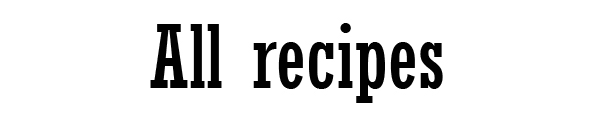 Recipe index